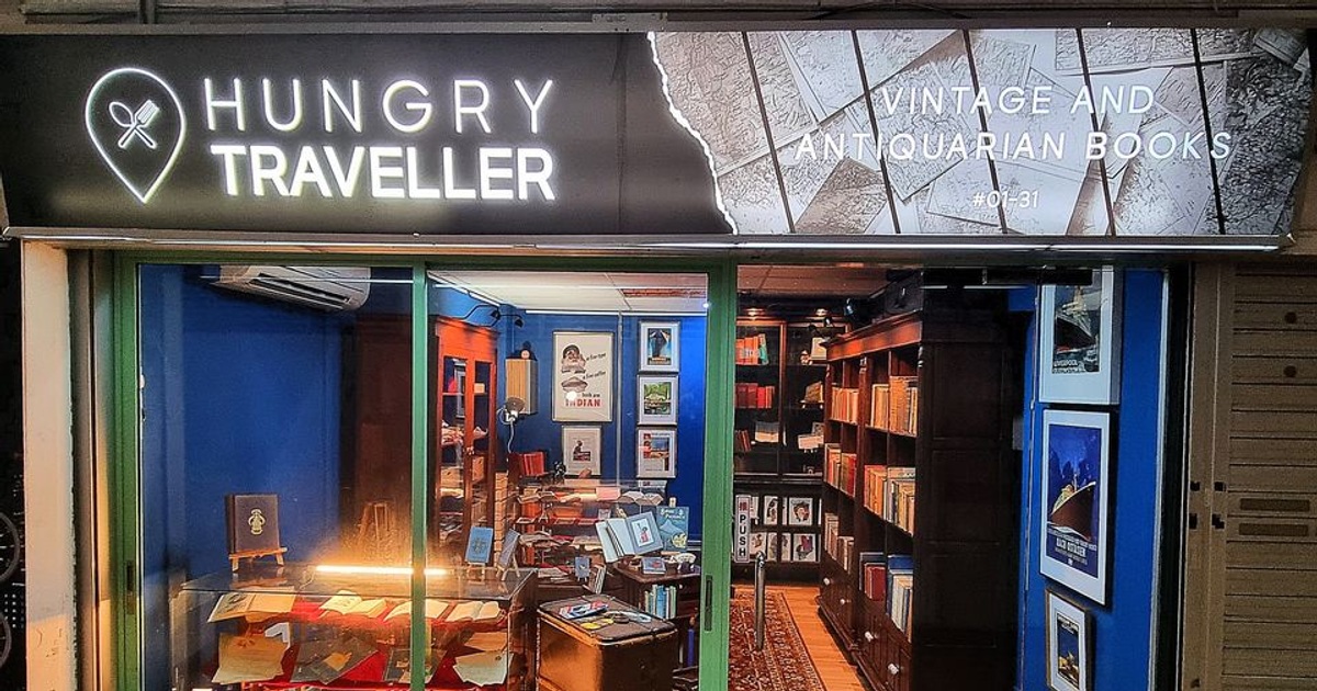 Hungry Traveller Bookstore storefront